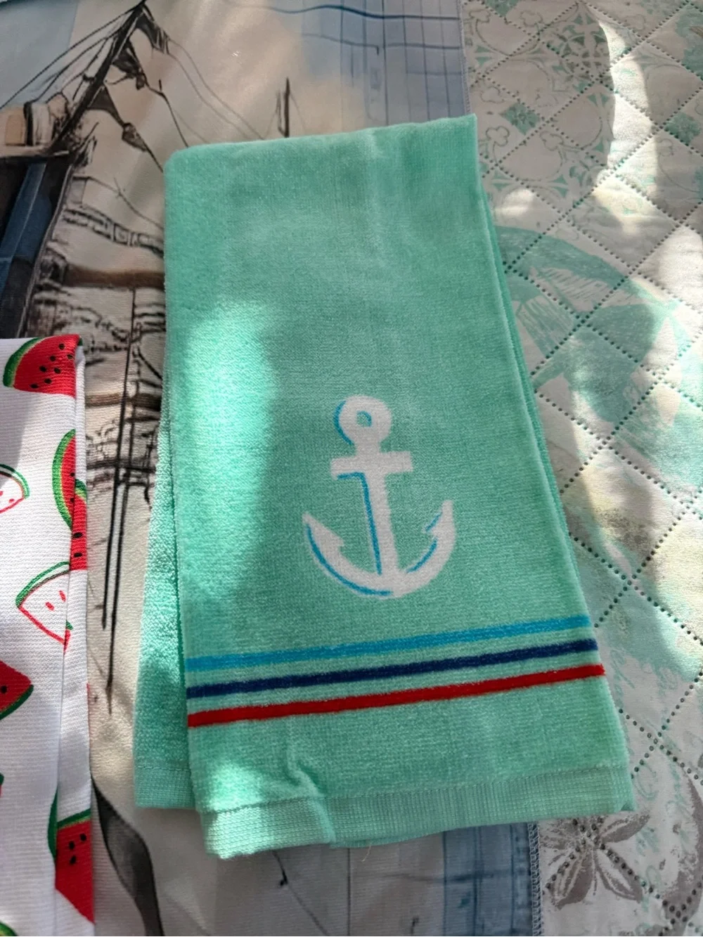 New Set of 4 Summer Hand Towels